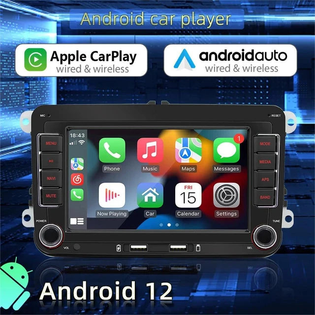 Radio Multimedia con Android para coche 📻