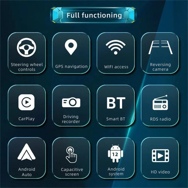 Radio Multimedia con Android para coche 📻