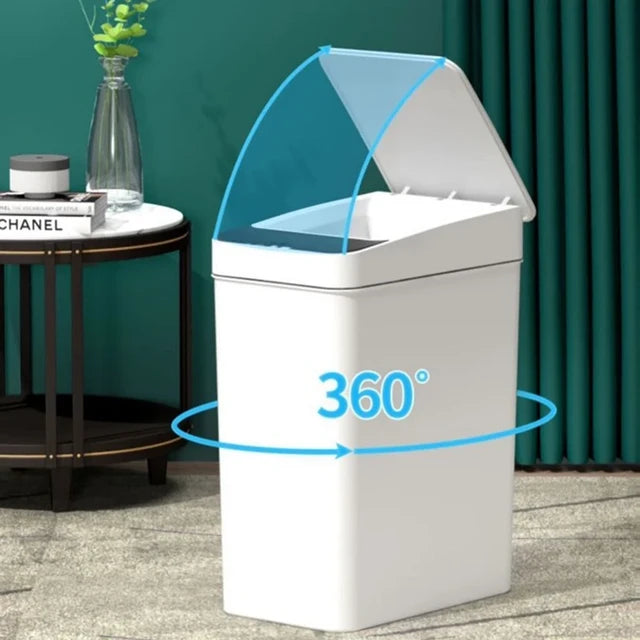 Cubo de basura con sensor inteligente 🗑